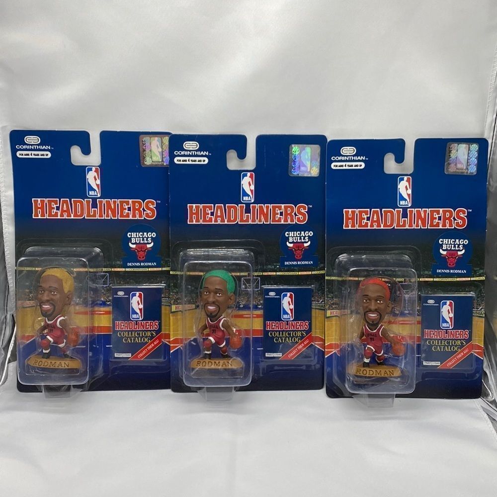 💙NIB Trio Dennis Rodman Headliners